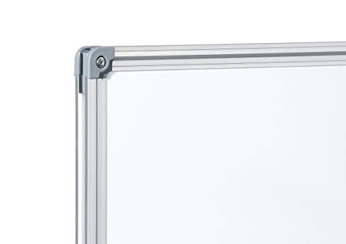 Dahle Basic Whiteboard (Beschreibbare Magnettafel in stabilem Alurahmen, 90 x 120 cm) - 4
