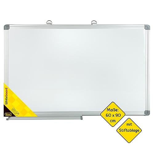 Idena 60043 – Whiteboard 60 x 90 cm, mit Aluminiumrahmen und Stiftablage, 1 Stück - 2