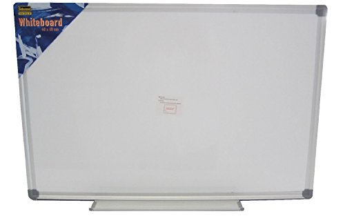 Idena 568019 Whiteboard, Alu-Rahmen, ca. 40 x 60 cm, mit Stiftablage (2er Pack, nur Whiteboard) - 2