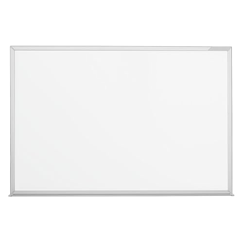 magnetoplan Whiteboard CC 120 x 90 cm, in weiteren Größen auswählbar, mit emaillierter Oberfläche, Metallrückwand, inklusive Befestigungsmaterial
