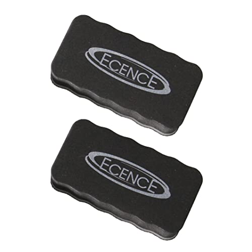 ECENCE Whiteboard Schwamm 2er Set – Reinigung von Flipcharts, Magnet-Pinnwänden – Trockenreinigung metallischer Oberflächen – Gründliche Reinigung, saubere Hände – magnetische Schwämmchen 11030201 - 6