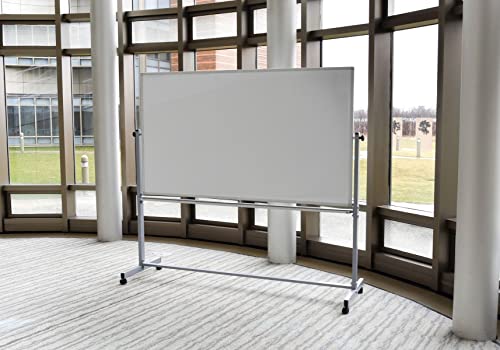 Stand Up Desk Store Beidseitig mobiles Magnet-Whiteboard (180cm x 100cm) - 4