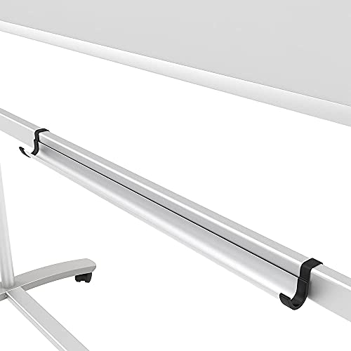 VIZ-PRO Mobile Whiteboard/Doppelseitige Whiteboard- mit magnetisch, Stahlständer – 120 x 90 cm - 3