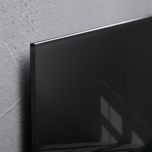 SIGEL GL240 Großes Glas-Whiteboard 130x55 cm schwarz / Premium Glas Magnettafel / Sicherheitsglas / TÜV geprüft / Magnetboard Artverum - weitere Farben/Größen - 3
