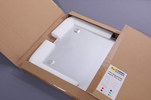 Be!Board B1300 Große Glas-Magnettafel / Whiteboard rein-weiß, 90 x 60 cm - 6