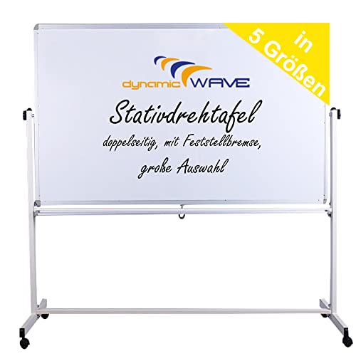 Mobile Whiteboard Tafel beidseitig beschriftbar,in 2 Größen, schutzlackiert, magnethaftend, mit gratis Zubehör (Stifte,Schwämme,Magnete), Größe:180×100 cm - 8