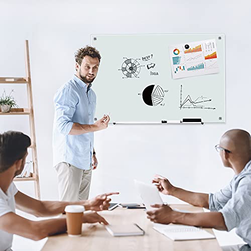 Amazon Basics Trocken abwischbares Whiteboard aus Glas, Weiß, magnetisch, 61 x 91,4 cm - 8