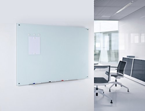 Glas-Magnettafel Leicht Abwischbar (80 x 110 cm, Weiß) - 2