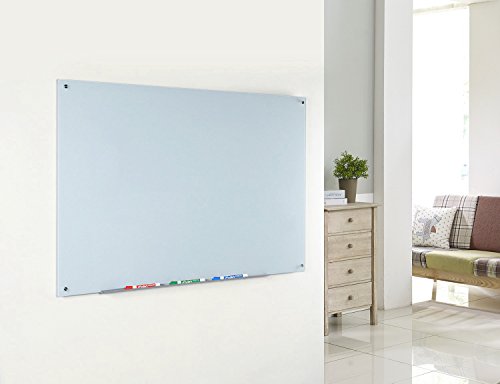 Glas-Magnettafel Leicht Abwischbar (80 x 110 cm, Weiß) - 8