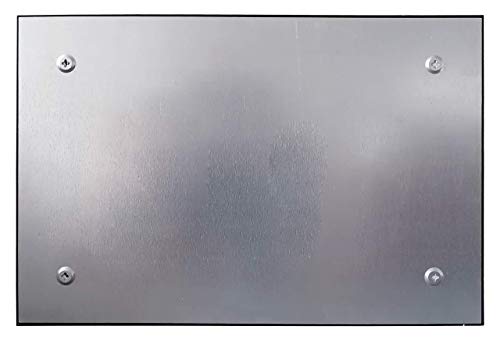 ALLboards Glasboard Magnetisch Schwarz 100x80cm, Rahmenlos, Glastafel, Magnettafel, Gehärtetes Glas - 4